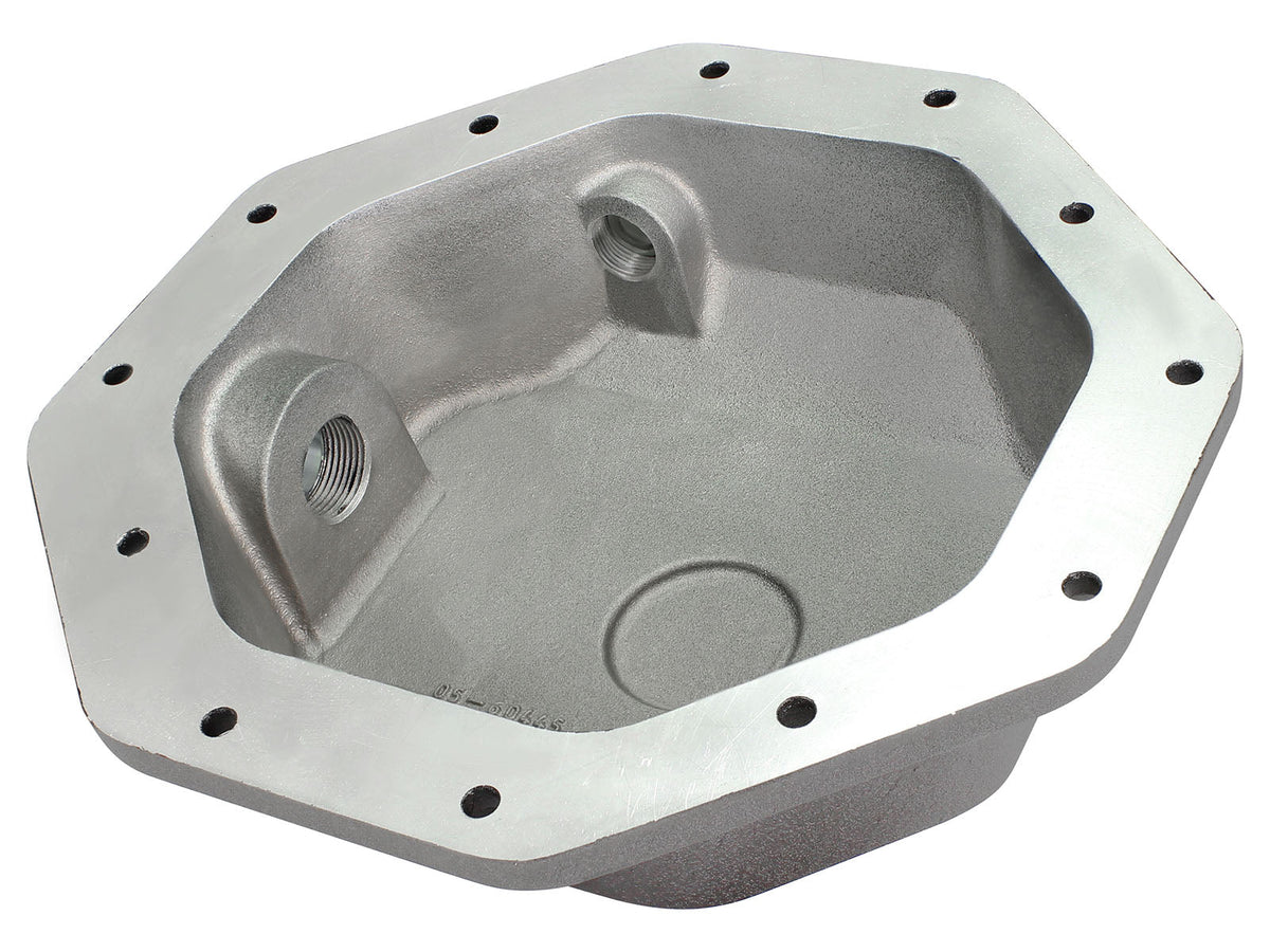 aFe Rear Differential Cover (Raw; Pro Series); Dodge/RAM 94-14 Corporate 9.25 (12-Bolt)