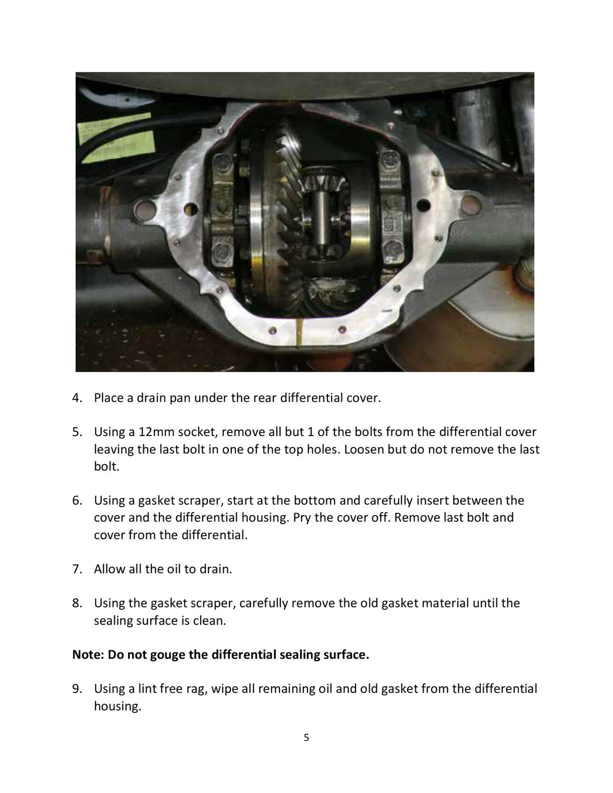 aFe Rear Differential Cover (Raw; Pro Series); Dodge/RAM 94-14 Corporate 9.25 (12-Bolt)