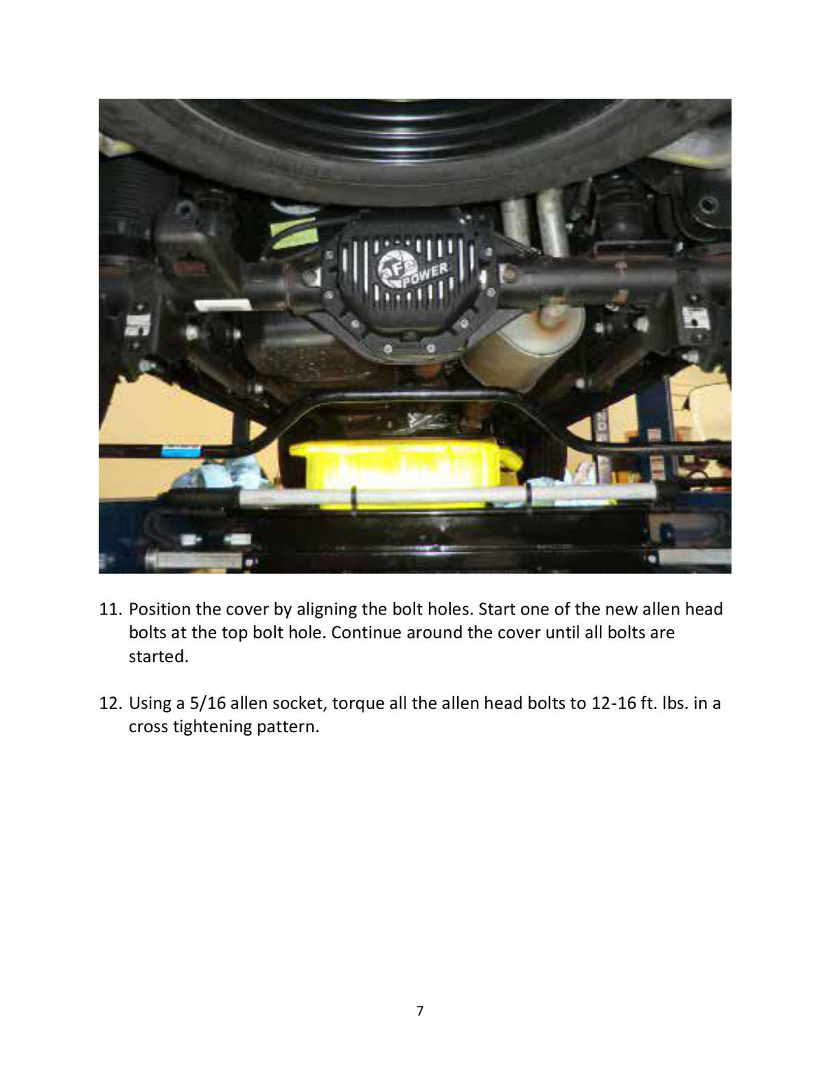 aFe Rear Differential Cover (Raw; Pro Series); Dodge/RAM 94-14 Corporate 9.25 (12-Bolt)