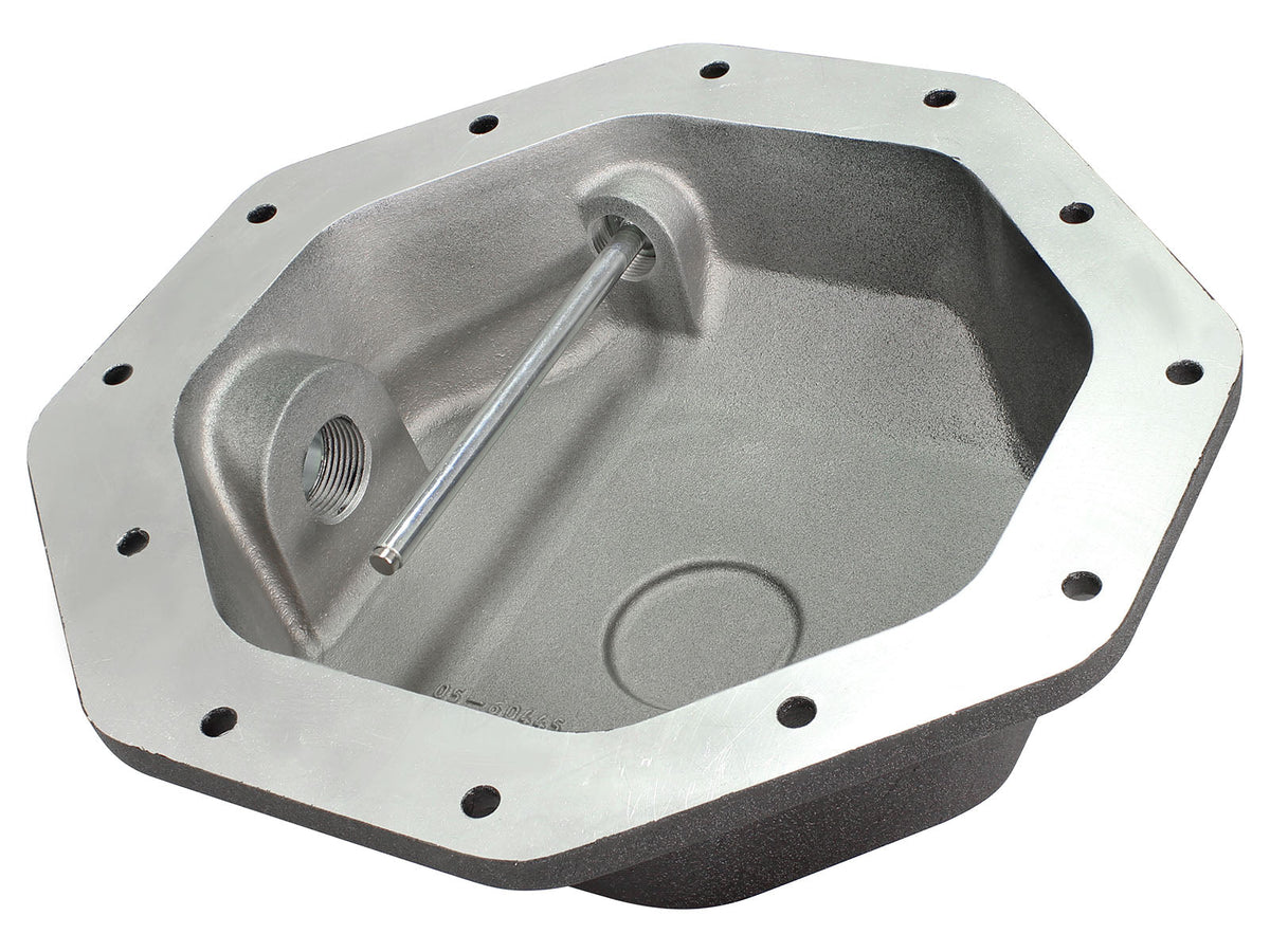aFe Rear Differential Cover (Black Machined; Pro Series); Dodge/RAM 94-14 Corporate 9.25 (12-Bolt)