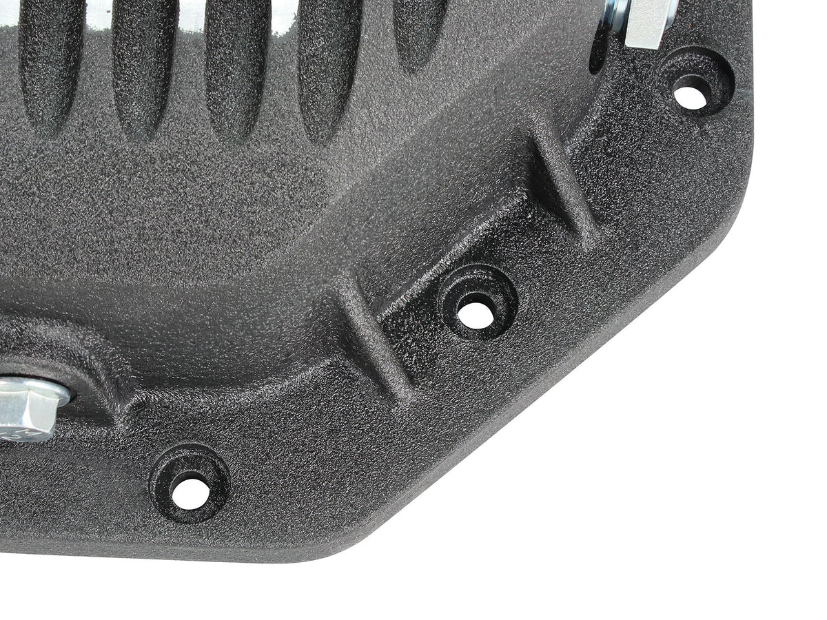 aFe Rear Differential Cover (Black Machined; Pro Series); Dodge/RAM 94-14 Corporate 9.25 (12-Bolt)