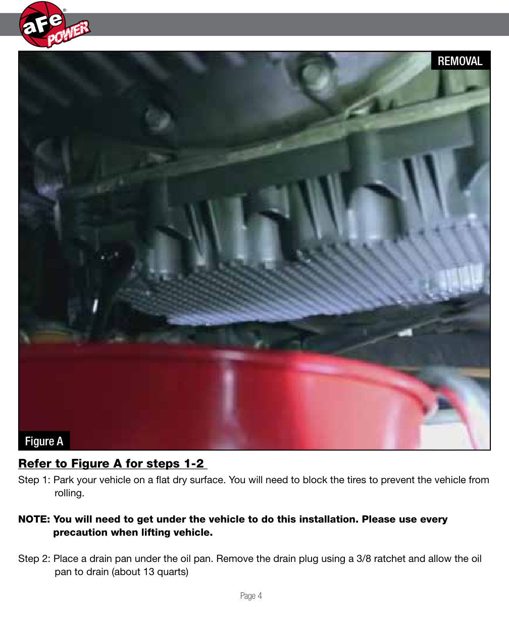 aFe Street Series Engine Oil Pan Raw w/ Machined Fins; 11-17 Ford Powerstroke V8-6.7L (td)