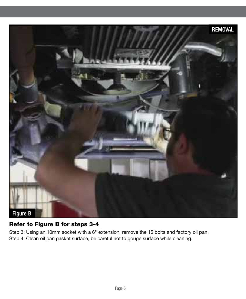 aFe Street Series Engine Oil Pan Raw w/ Machined Fins; 11-17 Ford Powerstroke V8-6.7L (td)
