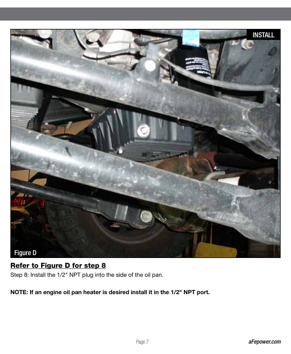 aFe Street Series Engine Oil Pan Raw w/ Machined Fins; 11-17 Ford Powerstroke V8-6.7L (td)