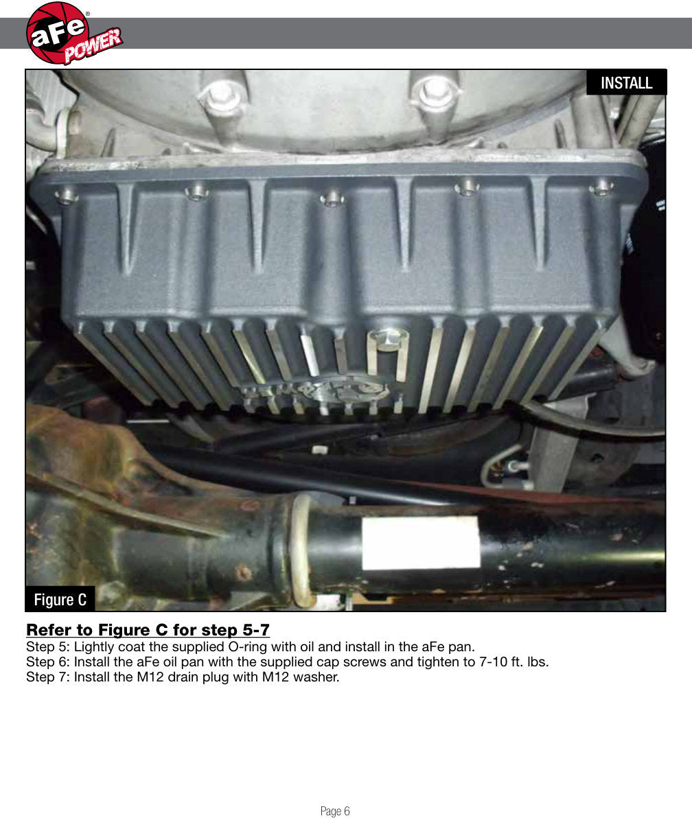 aFe Pro Series Engine Oil Pan Black w/Machined Fins; 11-16 Ford Powerstroke V8-6.7L (td)