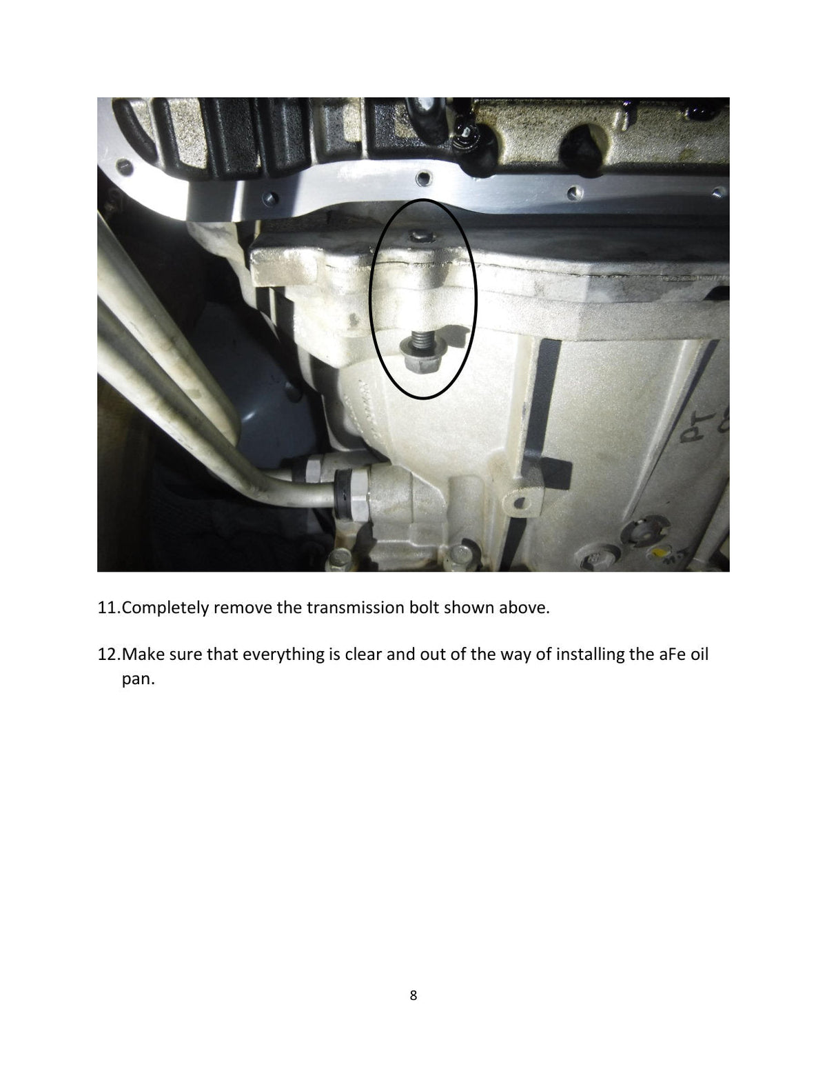 aFe Street Series Deep Engine Oil Pan 11-16 GM Duramax V8-6.6L (td)