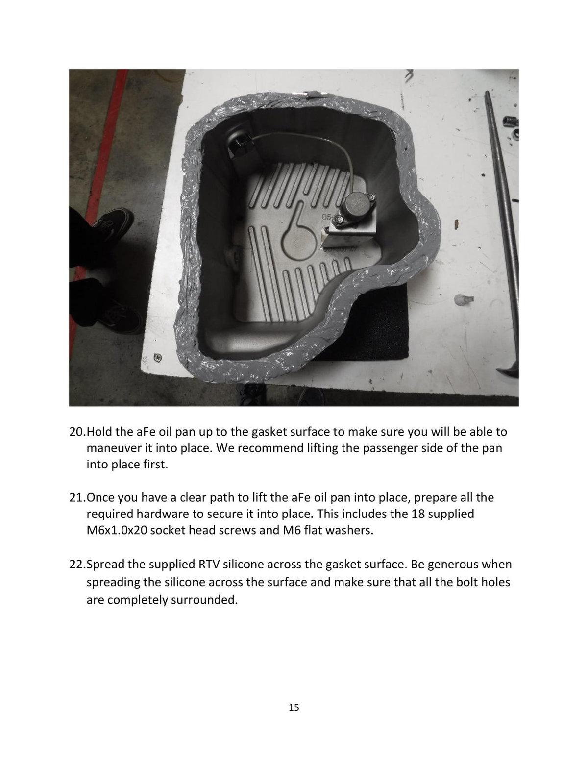 aFe Street Series Deep Engine Oil Pan 11-16 GM Duramax V8-6.6L (td)
