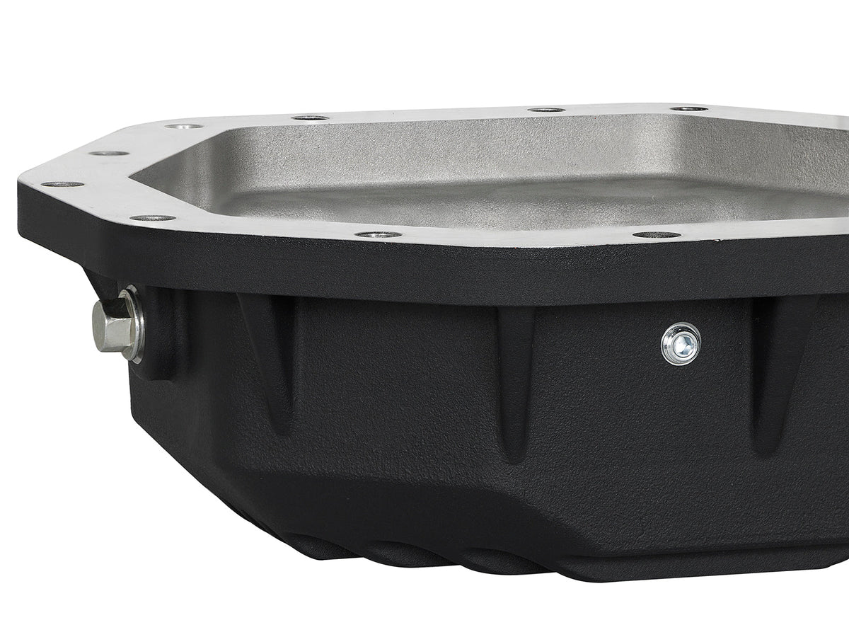 aFe Power Pro Ser Rear Diff Cover Black w/Mach Fins 2017 Ford Diesel Trucks V8-6.7L(td) Dana M275-14