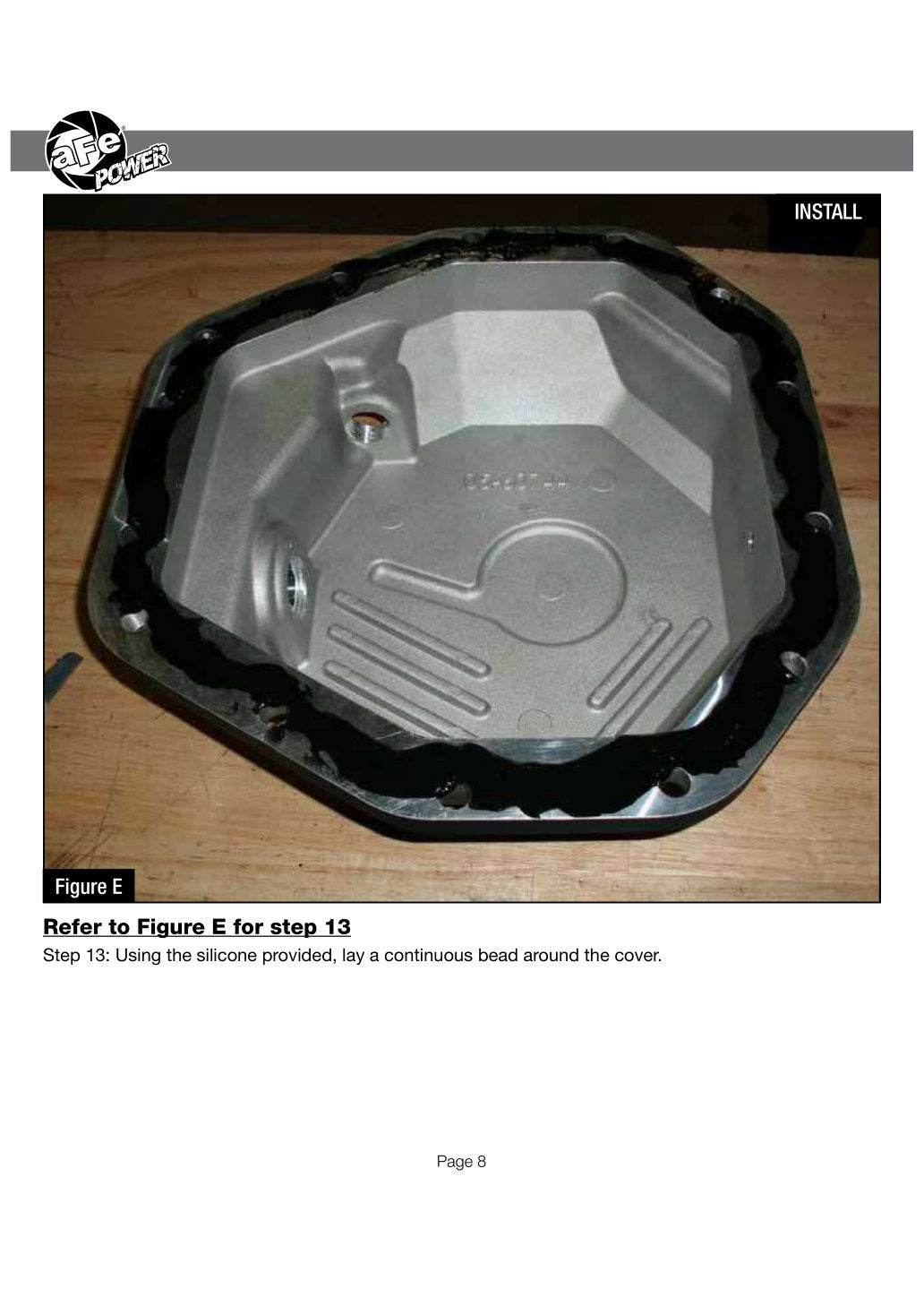 aFe Power Pro Ser Rear Diff Cover Black w/Mach Fins 2017 Ford Diesel Trucks V8-6.7L(td) Dana M275-14