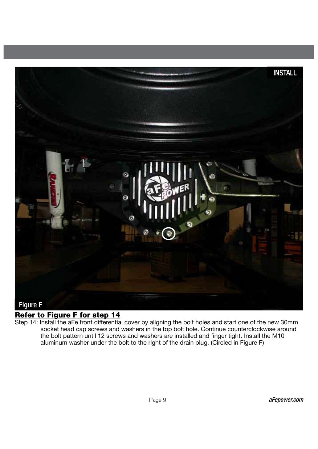 aFe Power Pro Ser Rear Diff Cover Black w/Mach Fins 2017 Ford Diesel Trucks V8-6.7L(td) Dana M275-14