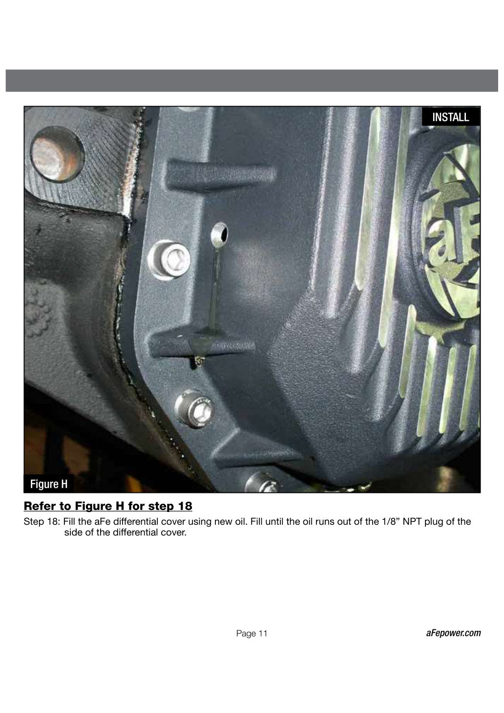 aFe Power Pro Ser Rear Diff Cover Black w/Mach Fins 2017 Ford Diesel Trucks V8-6.7L(td) Dana M275-14