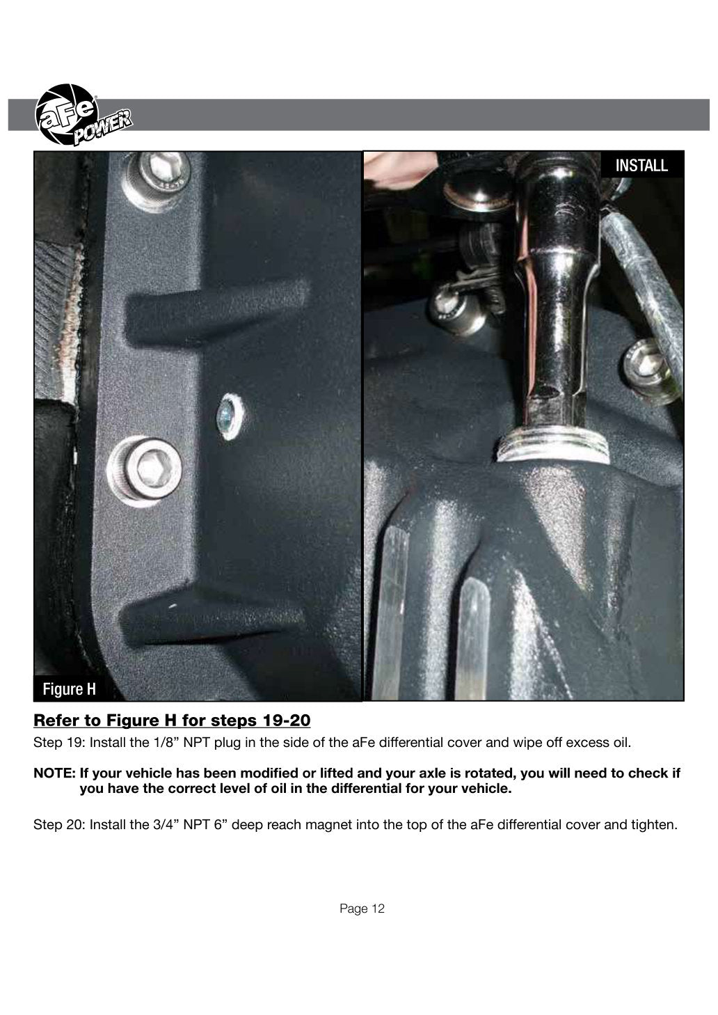 aFe Power Pro Ser Rear Diff Cover Black w/Mach Fins 2017 Ford Diesel Trucks V8-6.7L(td) Dana M275-14