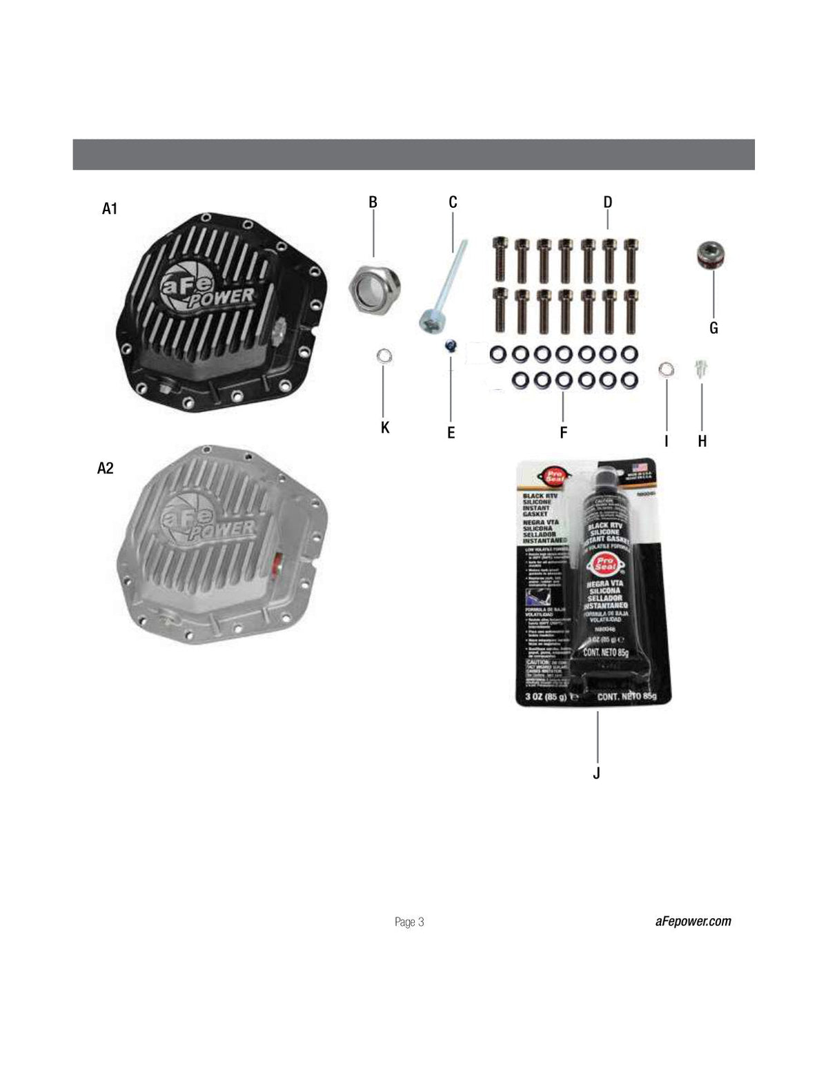 aFe Power Rear Diff Cover Raw Finish 2017 Ford F-350/F-450 V8 6.7L (td) Dana M300-14 (Dually)
