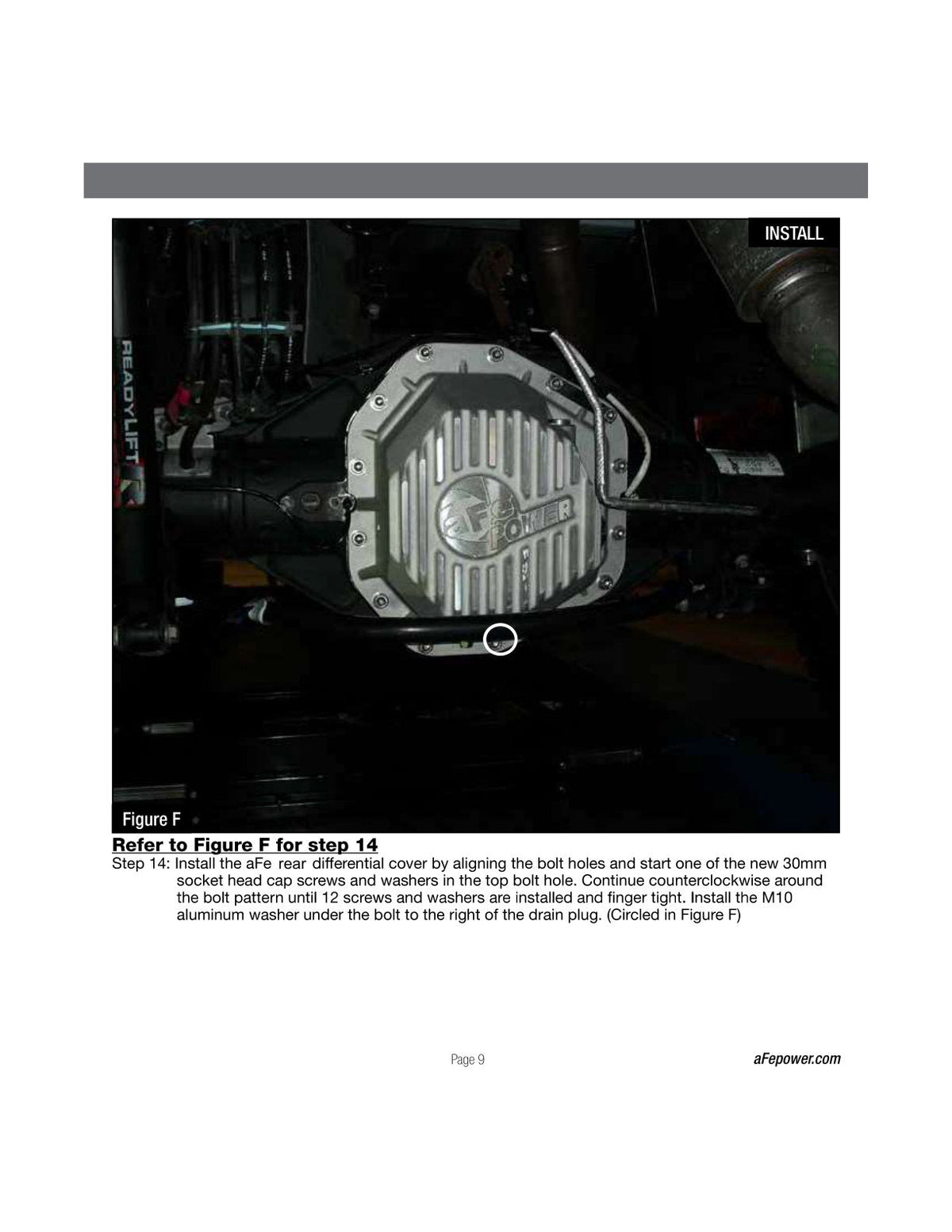 aFe Power Rear Diff Cover Raw Finish 2017 Ford F-350/F-450 V8 6.7L (td) Dana M300-14 (Dually)