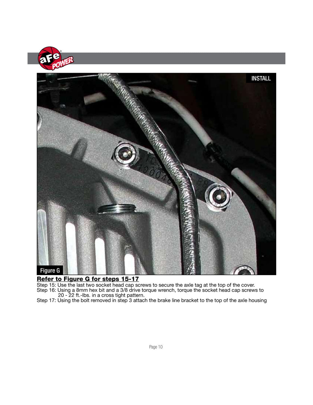 aFe Power Rear Diff Cover Black w/Machined Fins 17 Ford F-350/F-450 6.7L (td) Dana M300-14 (Dually)