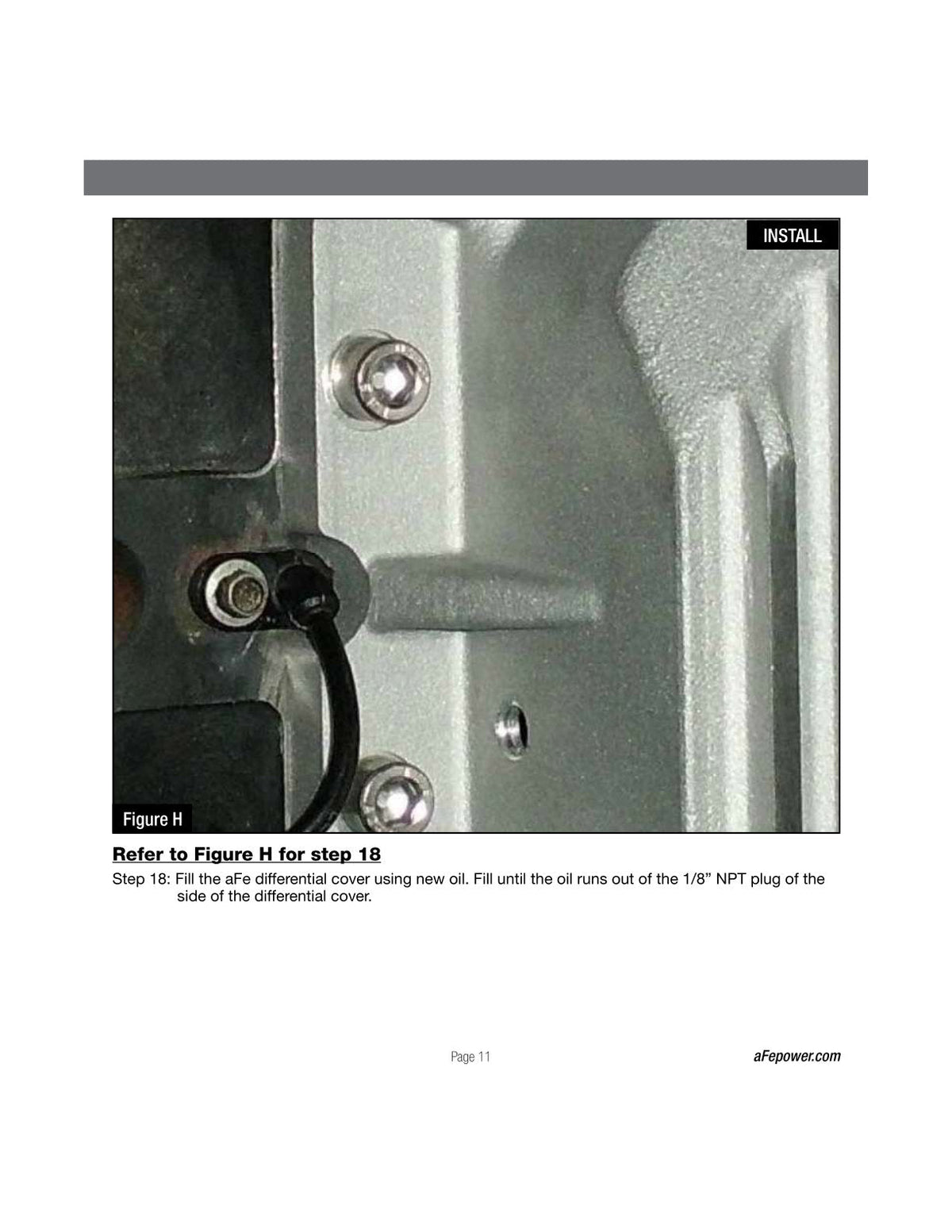 aFe Power Rear Diff Cover Black w/Machined Fins 17 Ford F-350/F-450 6.7L (td) Dana M300-14 (Dually)