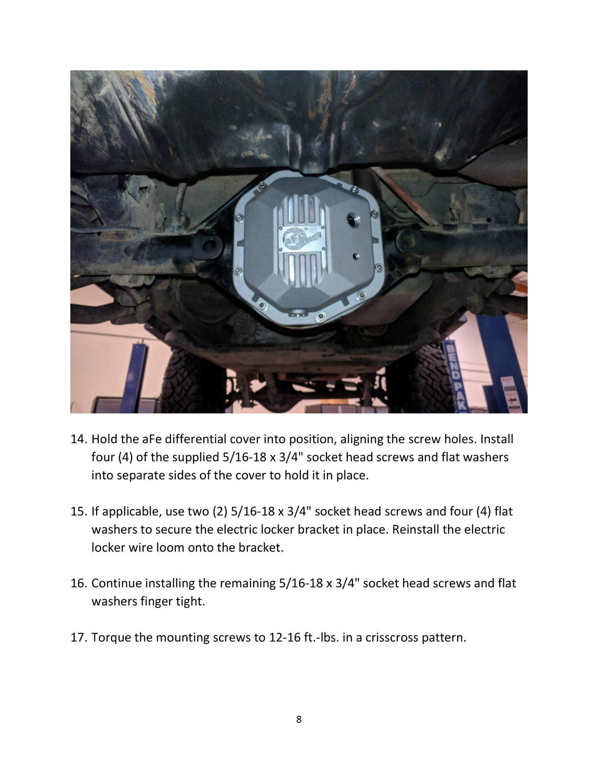 aFe 97-18 Jeep Wrangler TJ/JK Dana 44 Street Series Differential Cover w/ Machined Fins - Raw