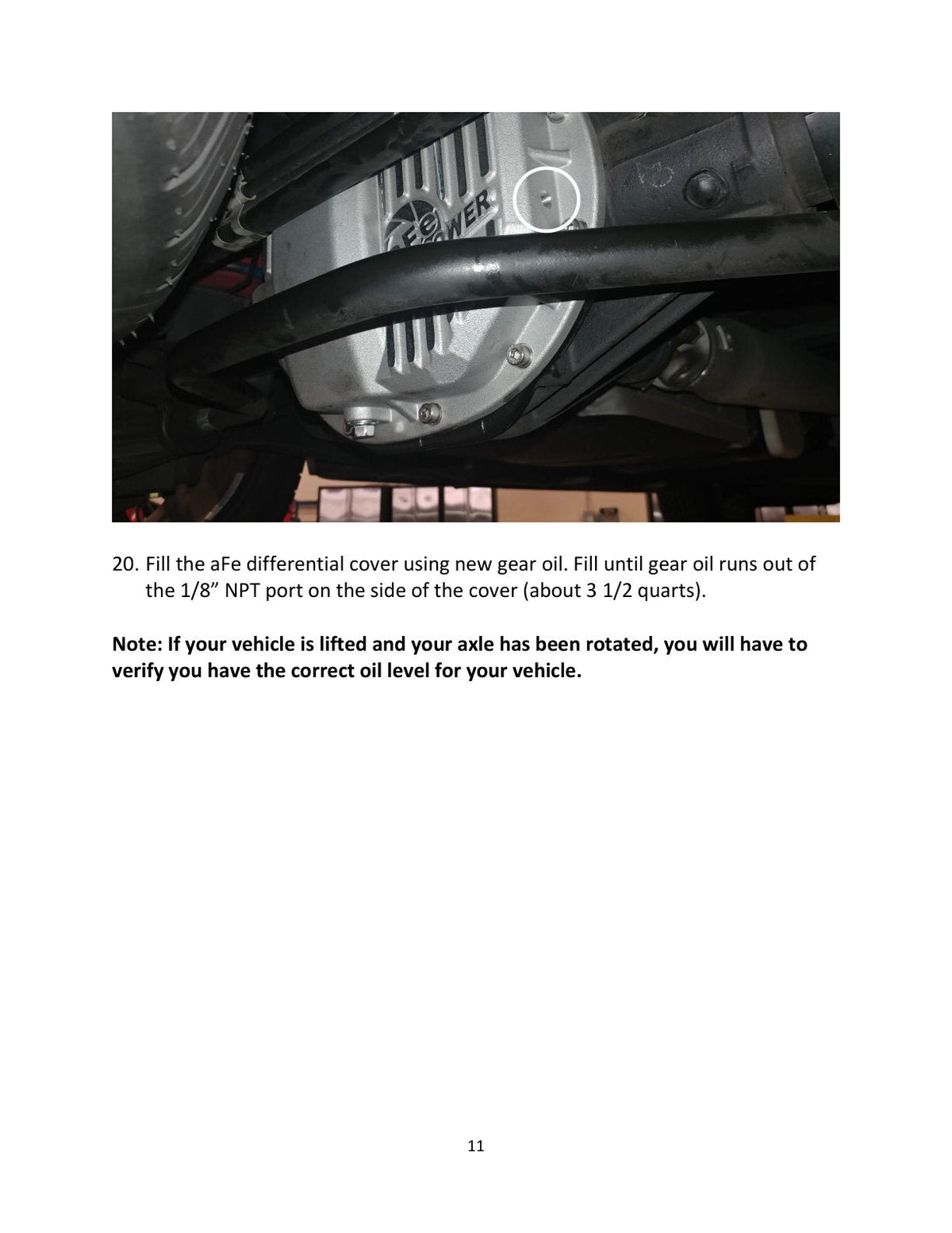 aFe Street Series Rear Differential Cover Raw 14-19 Chevrolet Silverado V8 4.3L / 5.3L / 6.2L