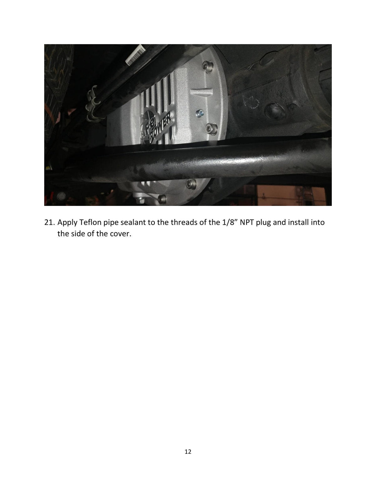 aFe Street Series Rear Differential Cover Raw 14-19 Chevrolet Silverado V8 4.3L / 5.3L / 6.2L