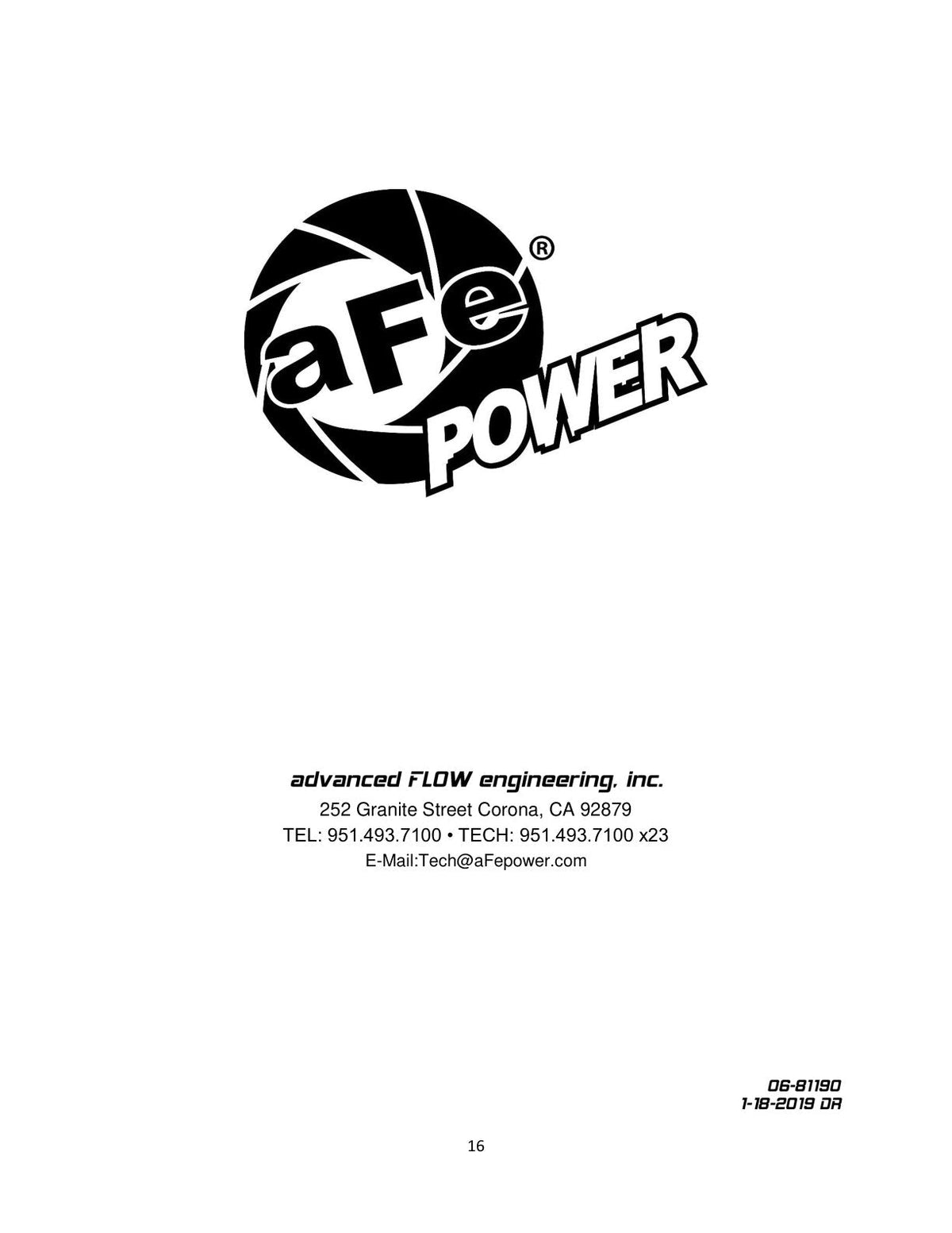 aFe Street Series Rear Differential Cover Raw 14-19 Chevrolet Silverado V8 4.3L / 5.3L / 6.2L