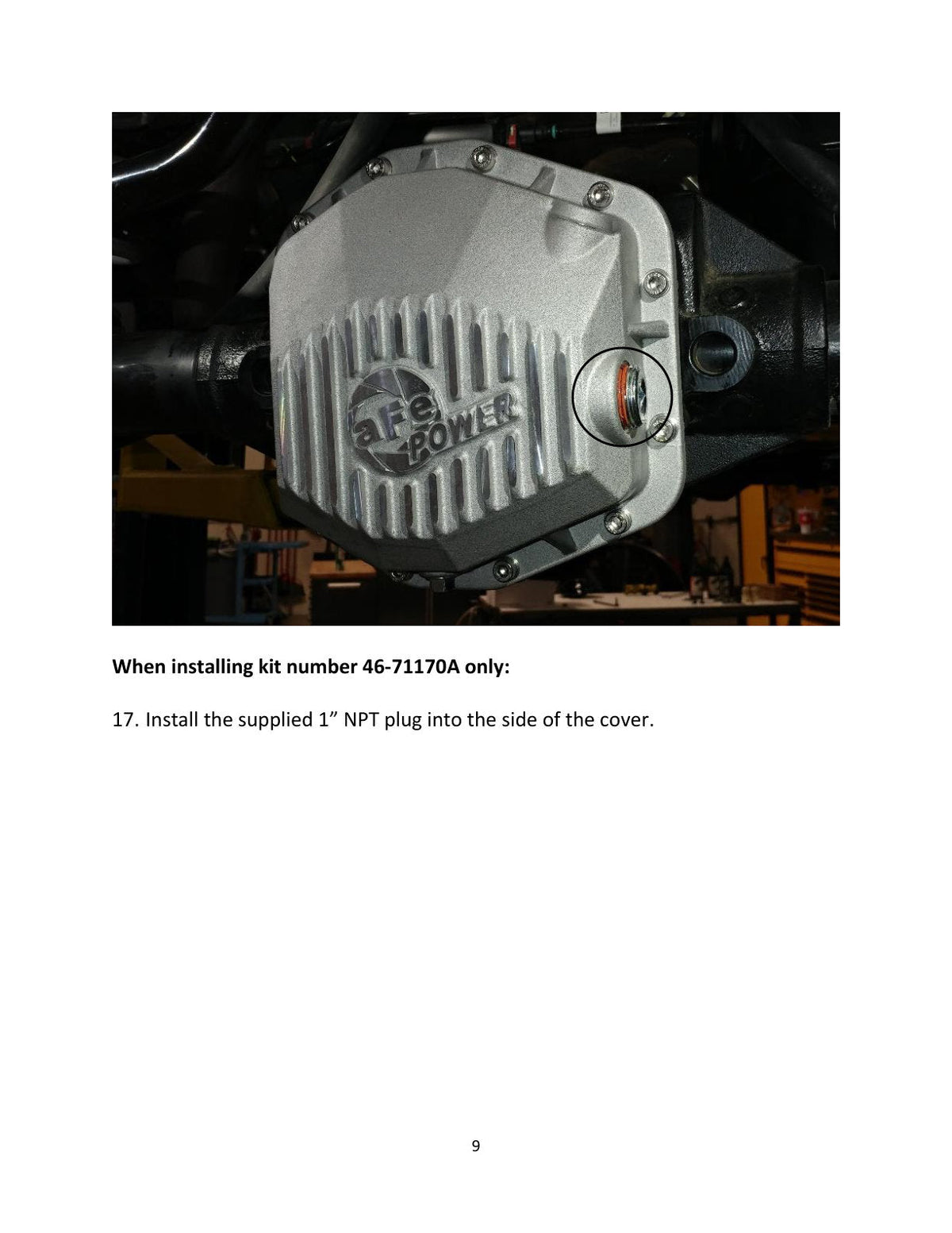 aFe Power Cover Diff Rear Raw 2019 Ford Ranger (Dana M220)