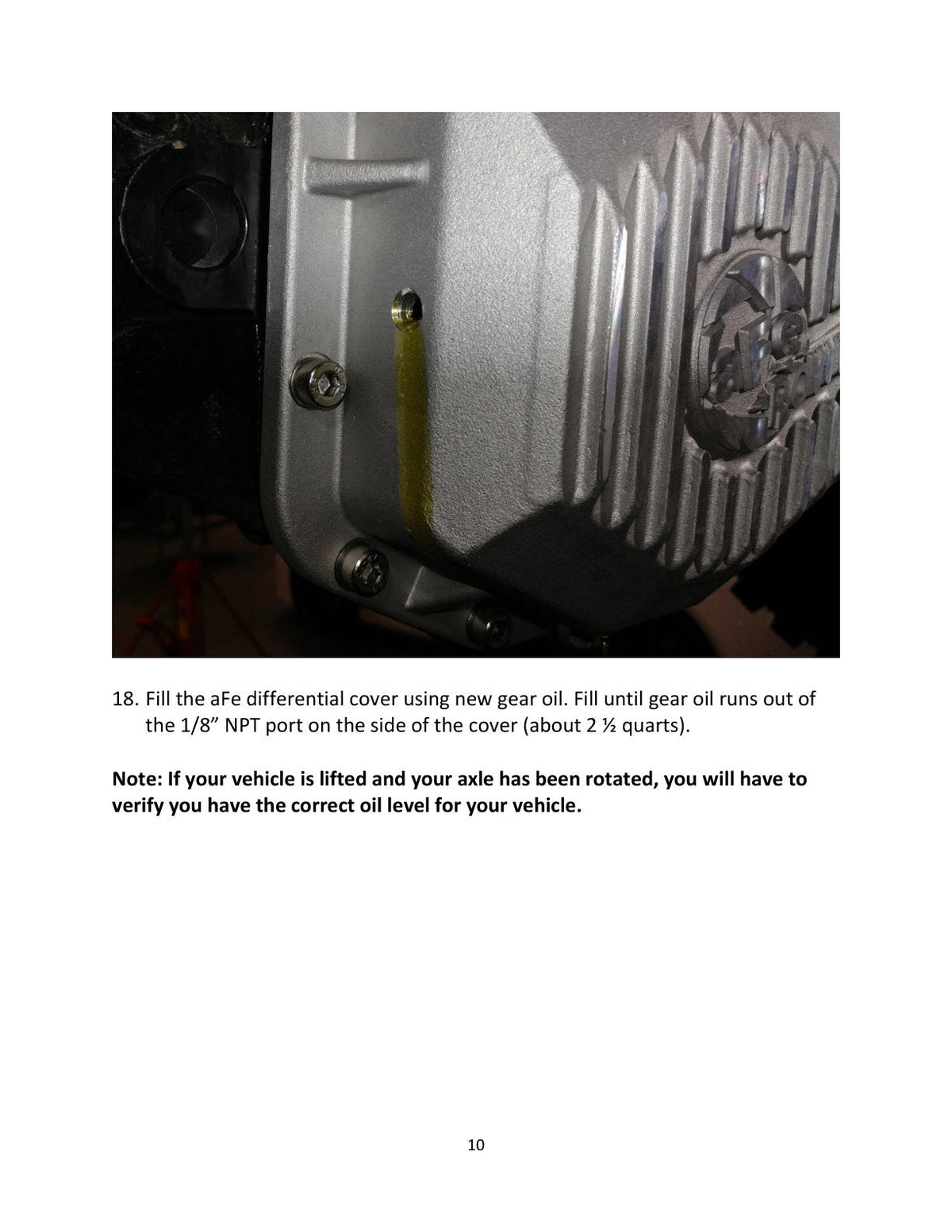 aFe Power Cover Diff Rear Raw 2019 Ford Ranger (Dana M220)