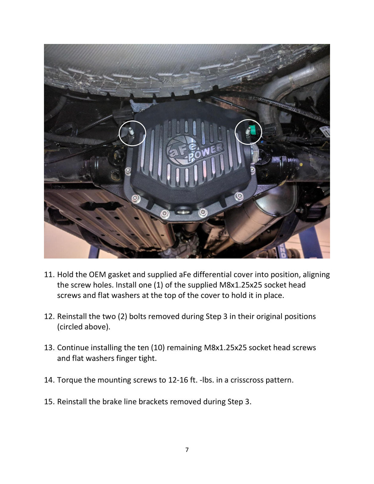 aFe Power Cover Diff Rear Machined 2019 Ford Ranger (Dana M220)