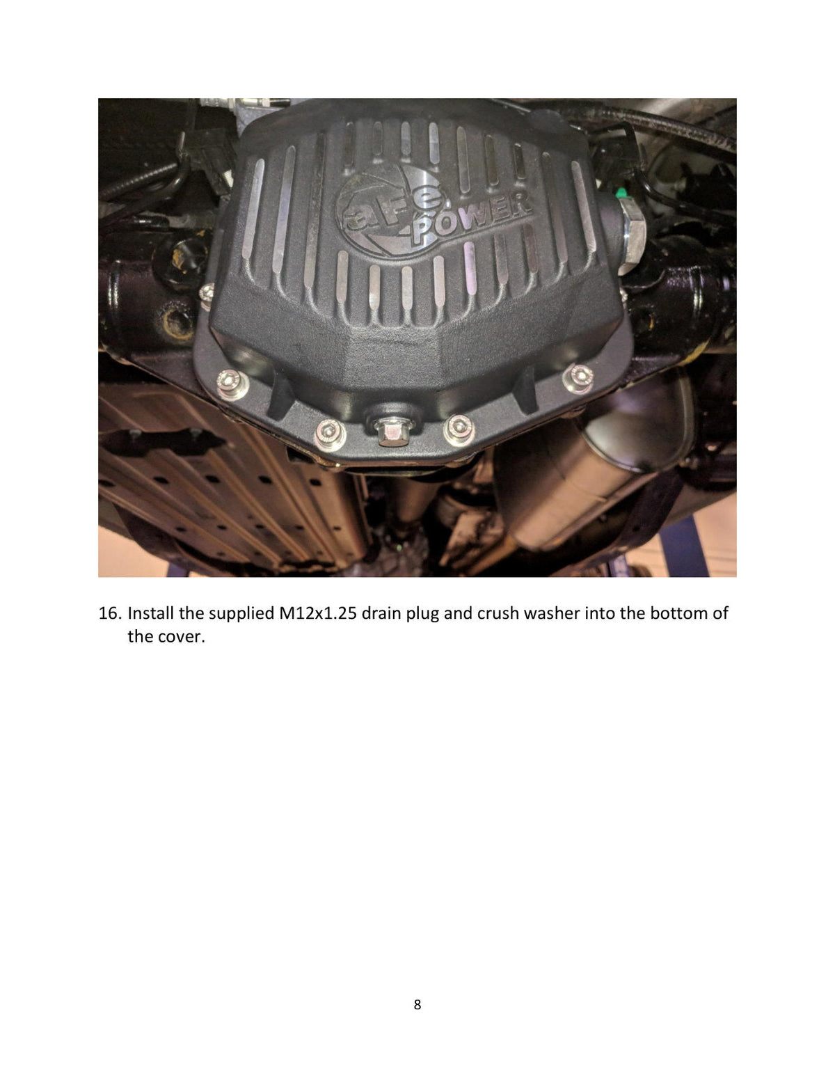 aFe Power Cover Diff Rear Machined 2019 Ford Ranger (Dana M220)