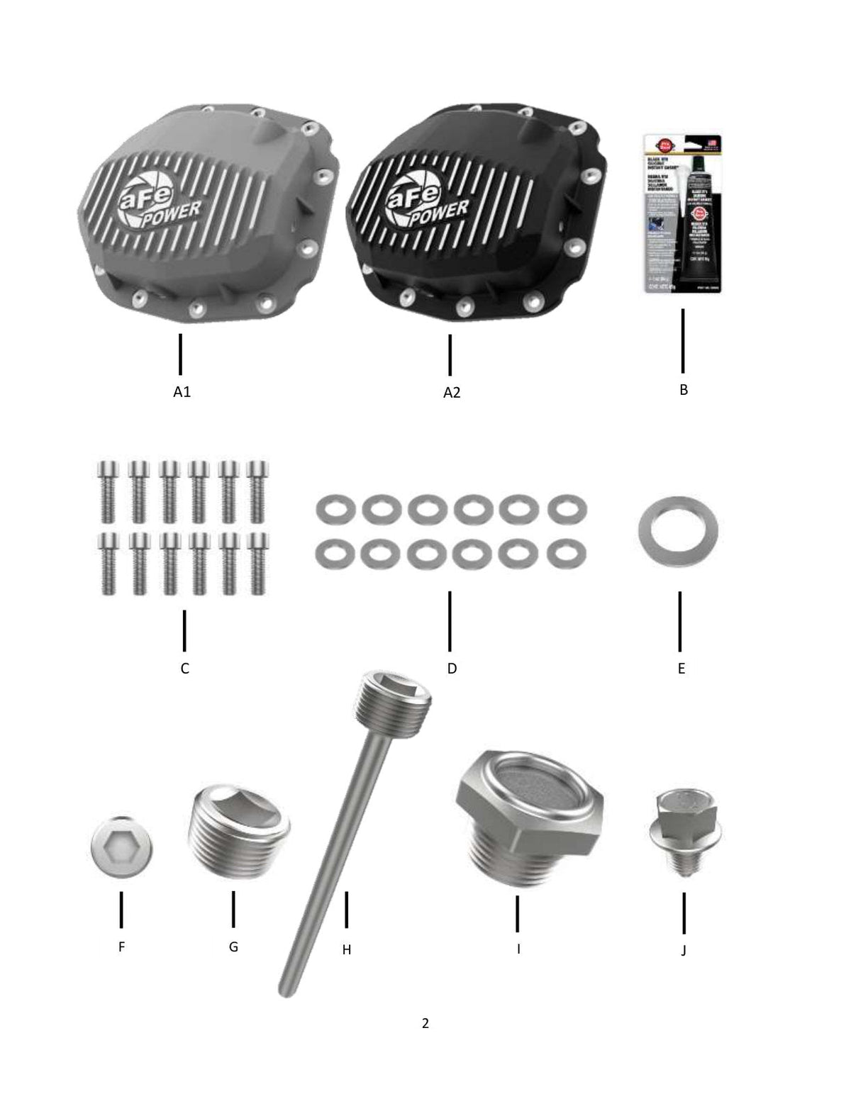 aFe Street Series Rear Differential Cover Raw w/ Fins 15-19 Ford F-150 (w/ Super 8.8 Rear Axles)