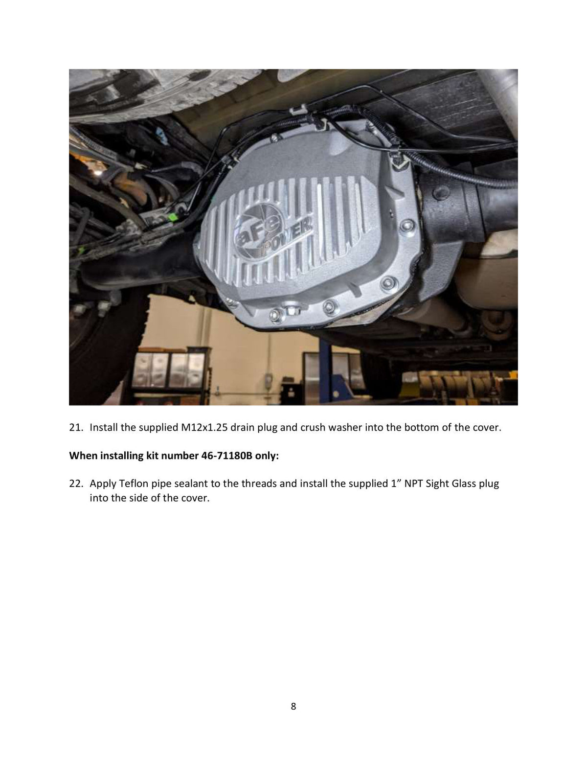 aFe Street Series Rear Differential Cover Raw w/ Fins 15-19 Ford F-150 (w/ Super 8.8 Rear Axles)