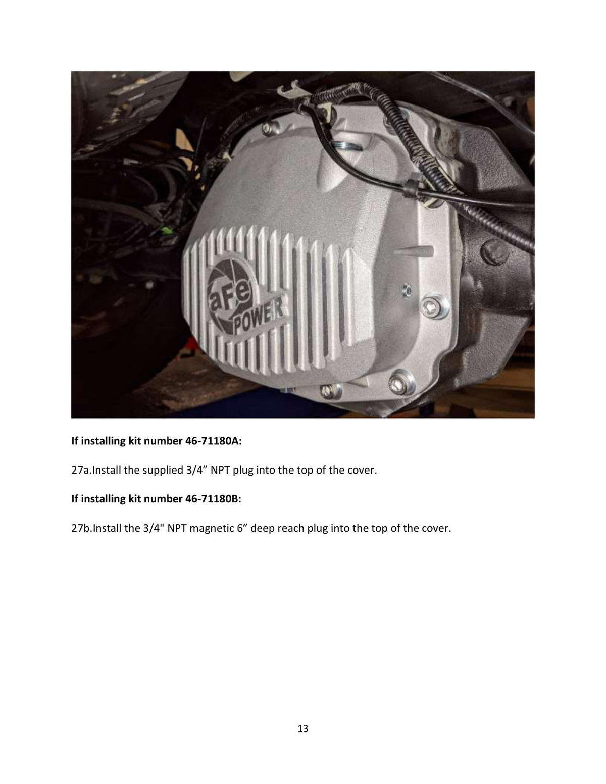 aFe Street Series Rear Differential Cover Raw w/ Fins 15-19 Ford F-150 (w/ Super 8.8 Rear Axles)