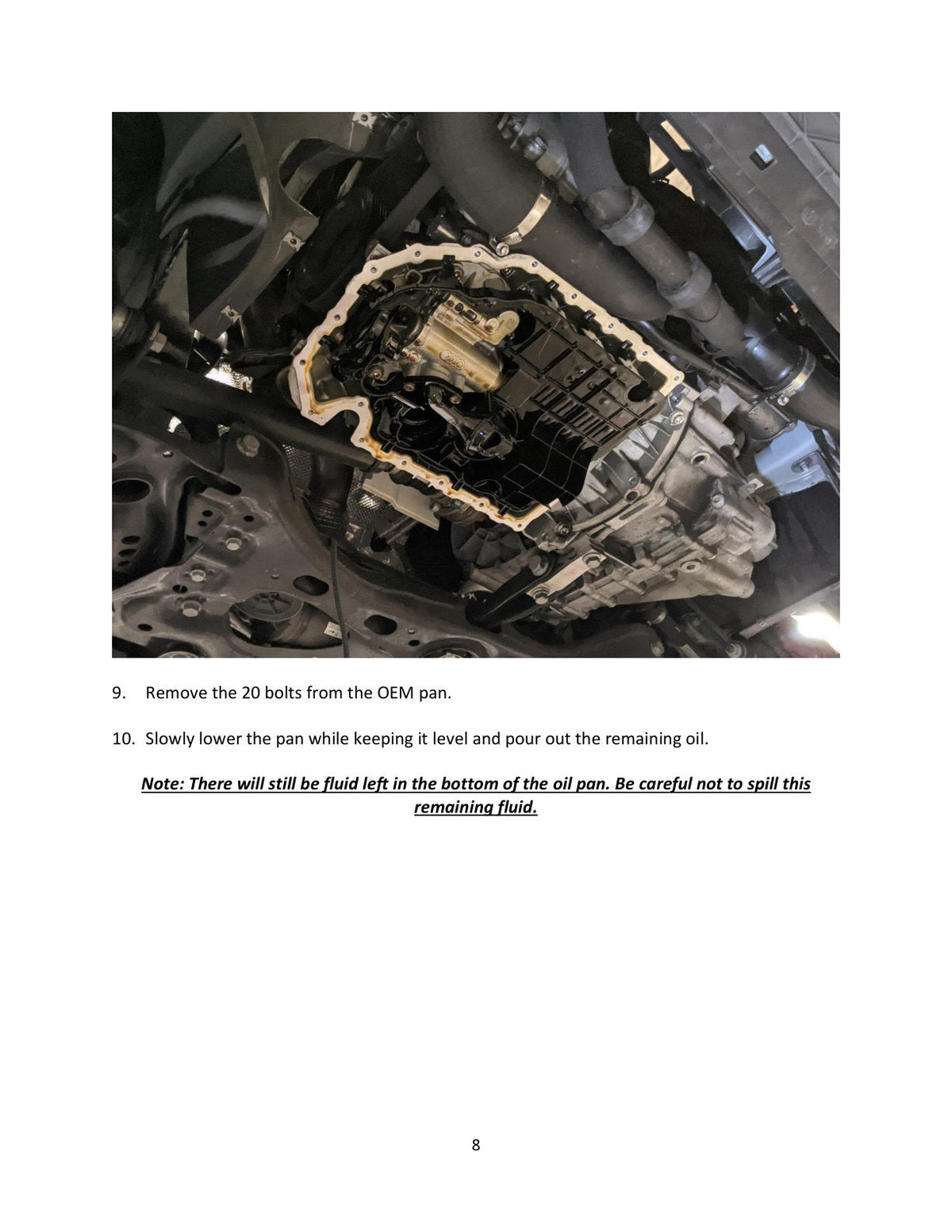 aFe 05-19 VW 1.8L/2.0L w/ Oil Sensor Engine Oil Pan Black POWER Street Series w/ Machined Fins