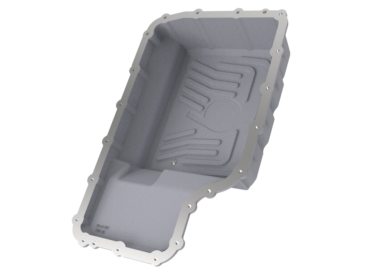 aFe 20-21 Ford Truck w/ 10R140 Transmission Pan Raw POWER Street Series w/ Machined Fins