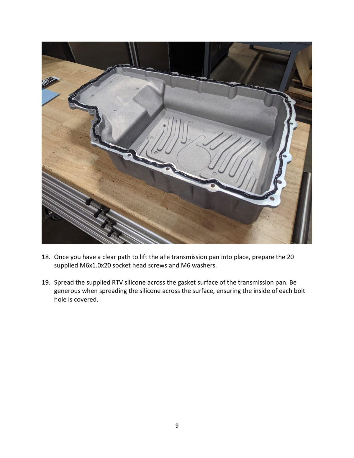 aFe 20-21 Ford Truck w/ 10R140 Transmission Pan Raw POWER Street Series w/ Machined Fins