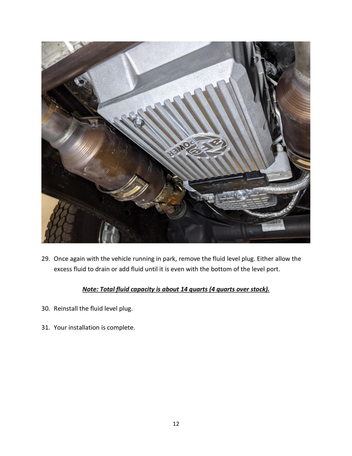 aFe 20-21 Ford Truck w/ 10R140 Transmission Pan Raw POWER Street Series w/ Machined Fins