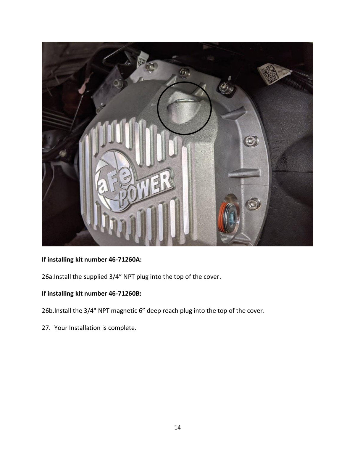 aFe 2020 Chevrolet Silverado 2500 HD Rear Differential Cover Black ; Pro Series w/ Machined Fins
