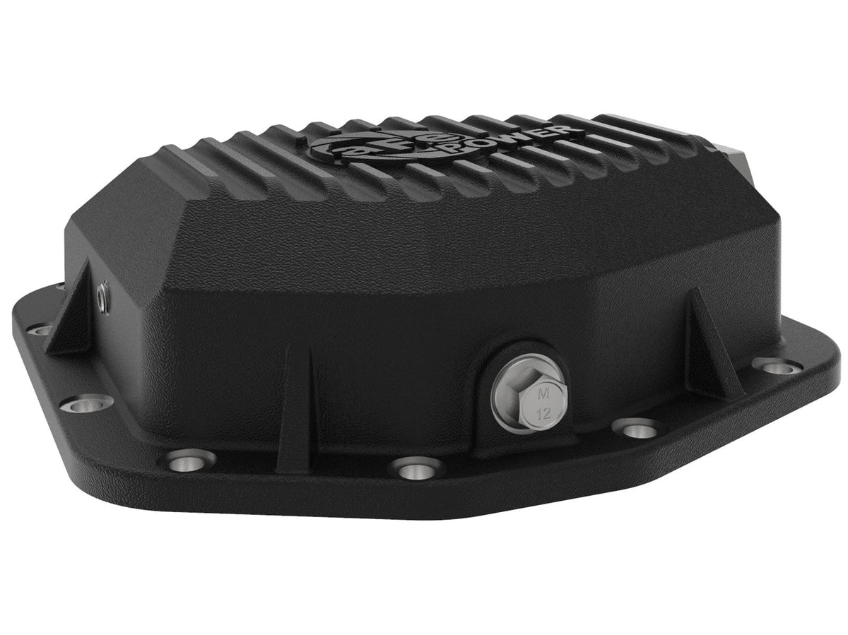 aFe POWER 2021 Ford Bronco w/ Dana M220 Diff Cover w/ Gear Oil Black Street Series w/ Machined Fins