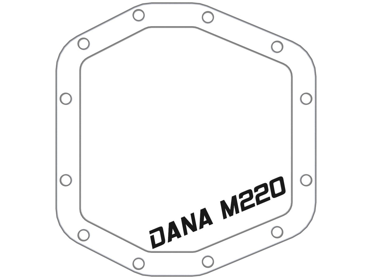 aFe POWER 2021 Ford Bronco w/ Dana M220 Diff Cover w/ Gear Oil Black Street Series w/ Machined Fins