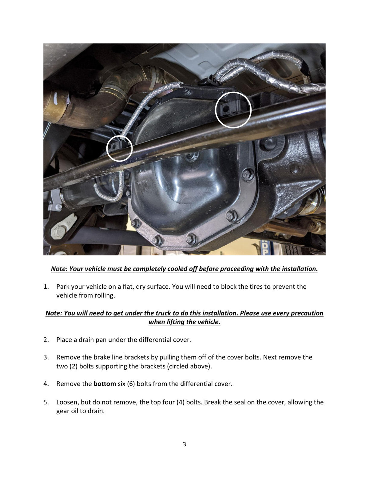aFe POWER 2021 Ford Bronco w/ Dana M220 Diff Cover w/ Gear Oil Black Street Series w/ Machined Fins