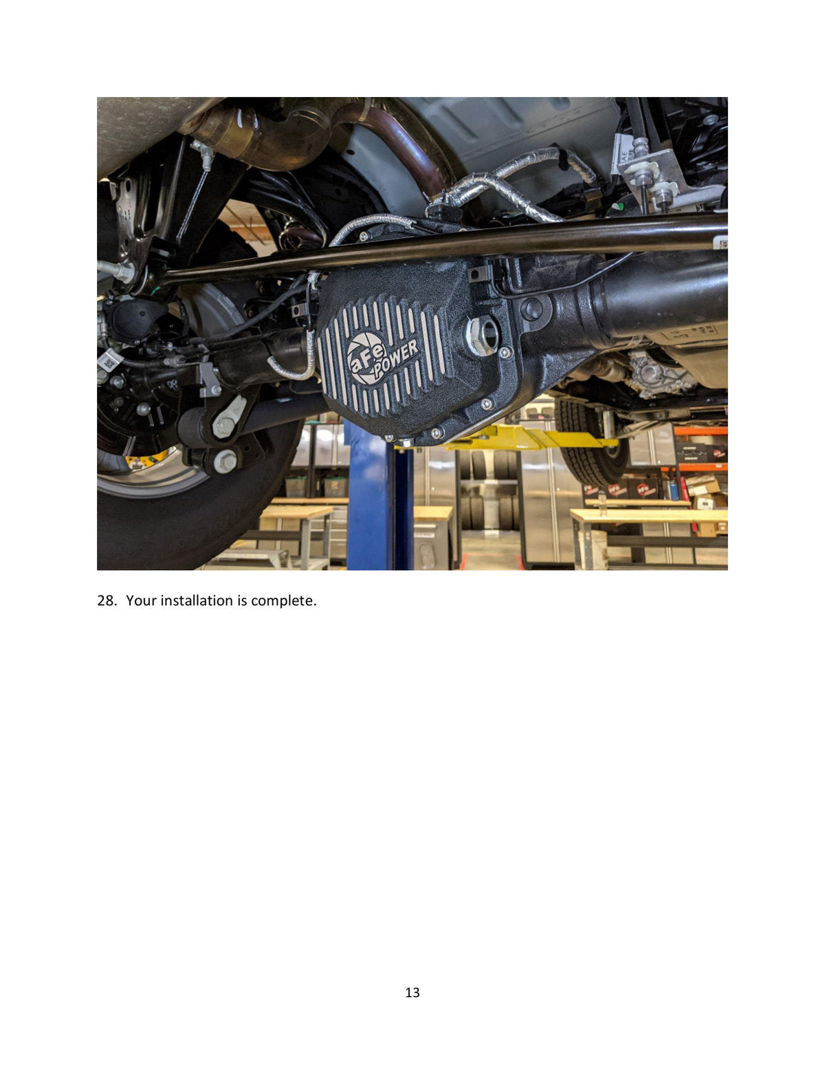 aFe POWER 2021 Ford Bronco w/ Dana M220 Diff Cover w/ Gear Oil Black Street Series w/ Machined Fins