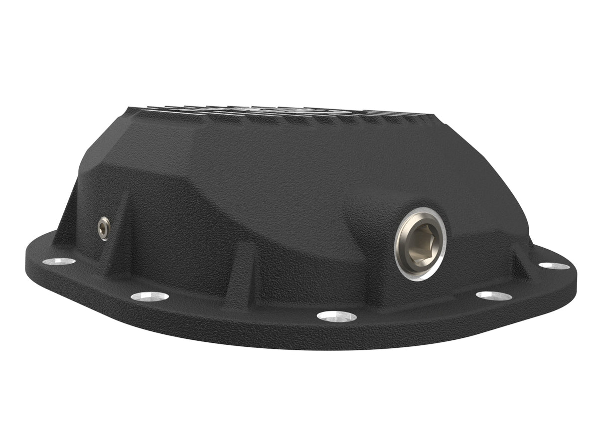 aFe 90-14 Ford F-150 Rear Differential Cover - Black w/ Machined Fins