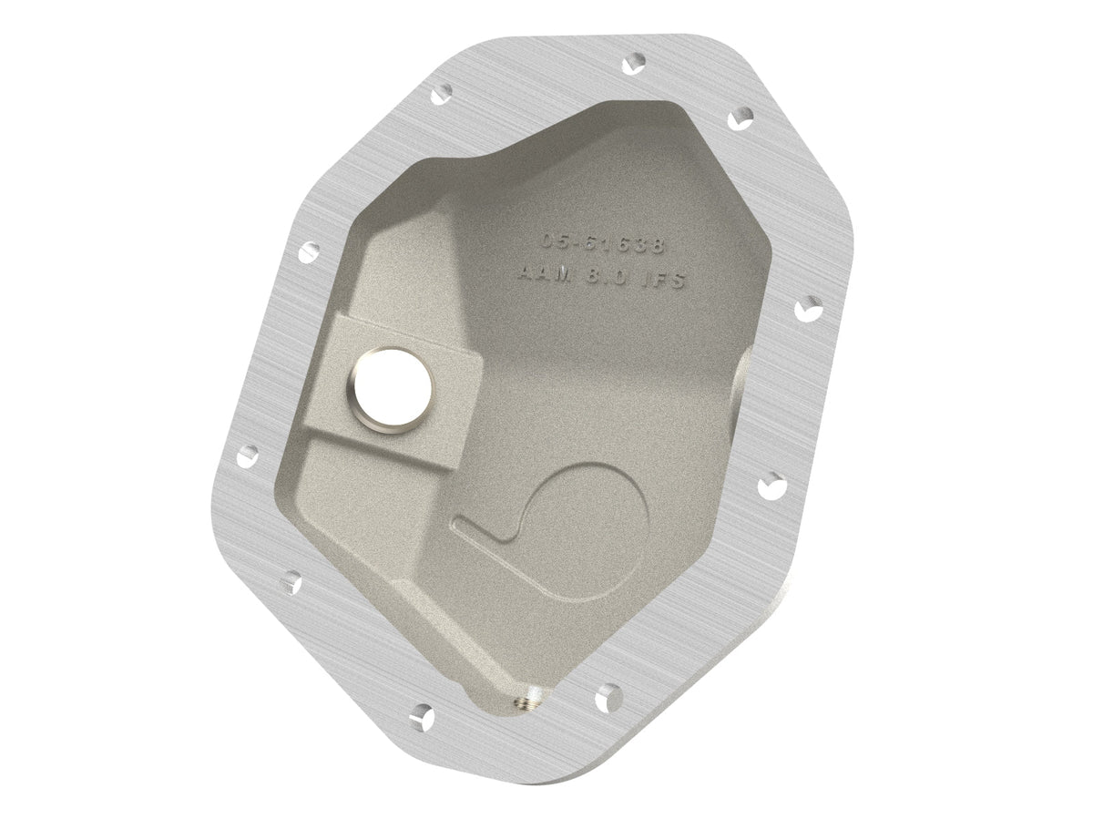 aFe 19-25 GM Trucks Front Diff Cover - Raw w/ Machined Fins