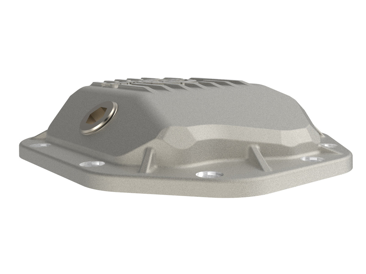 aFe 19-25 GM Trucks Front Diff Cover - Raw w/ Machined Fins