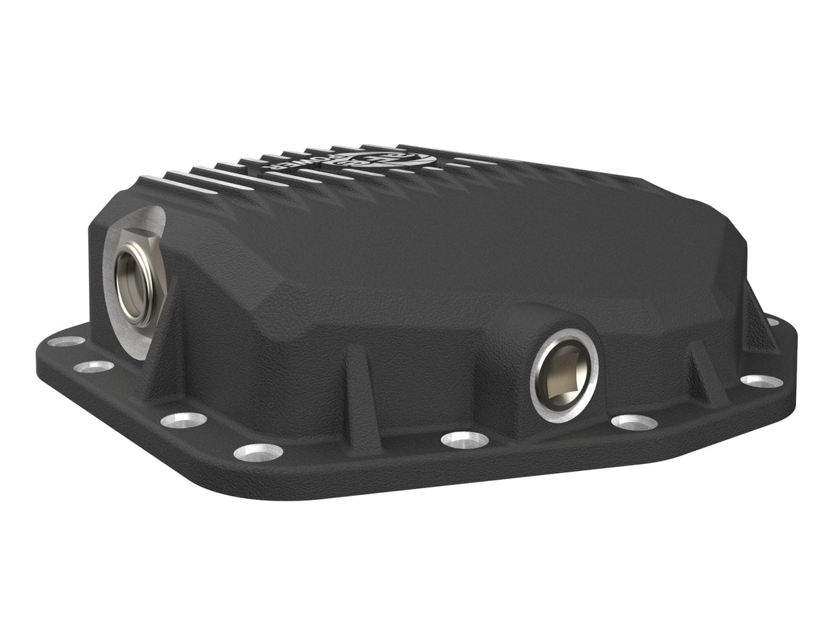 aFe Ford Bronco Raptor 22-25 V6-3.0L POWER Pro Series Rear Differential Cover Black w/ Machined Fins
