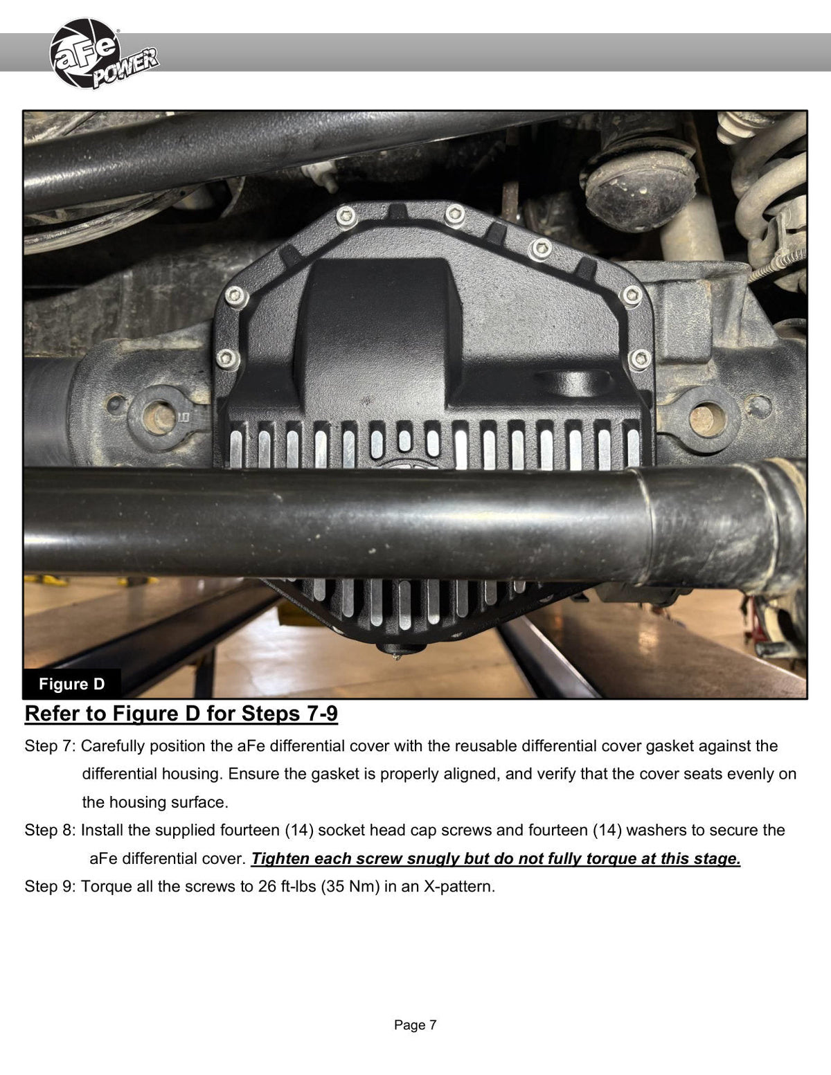 aFe POWER Street Series Front Diff Cover Raw w/ Machined Fins Ford F-250/350 23-26(Dana M235)