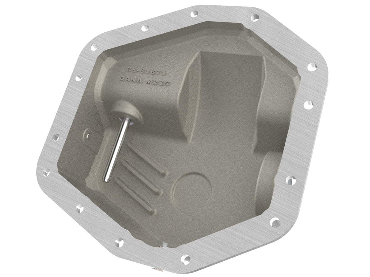 aFe POWER Pro Series Front Diff Cover Black w/ Machined Fins Ford F-250/350 23-26 (Dana M235)