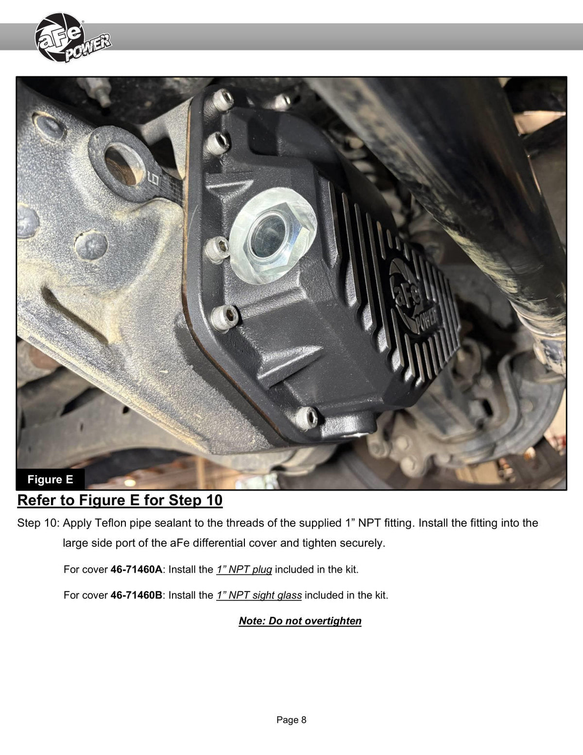 aFe POWER Pro Series Front Diff Cover Black w/ Machined Fins Ford F-250/350 23-26 (Dana M235)