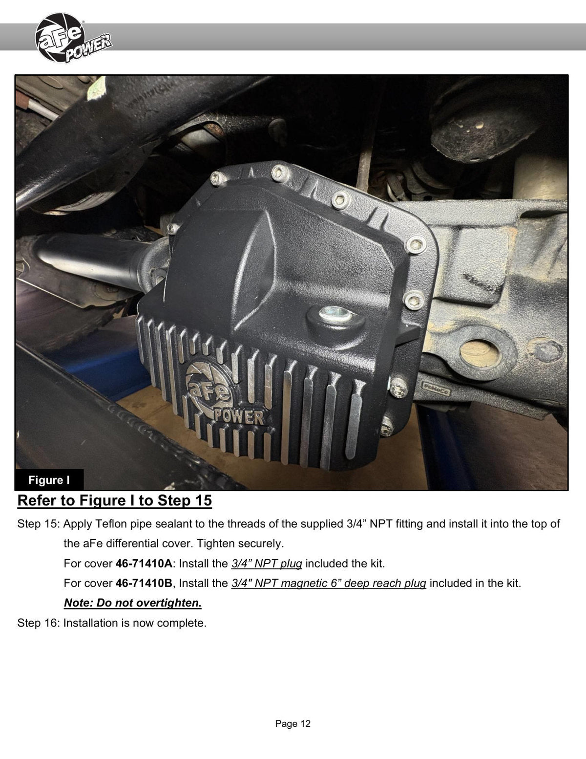 aFe POWER Pro Series Front Diff Cover Black w/ Machined Fins Ford F-250/350 23-26 (Dana M235)