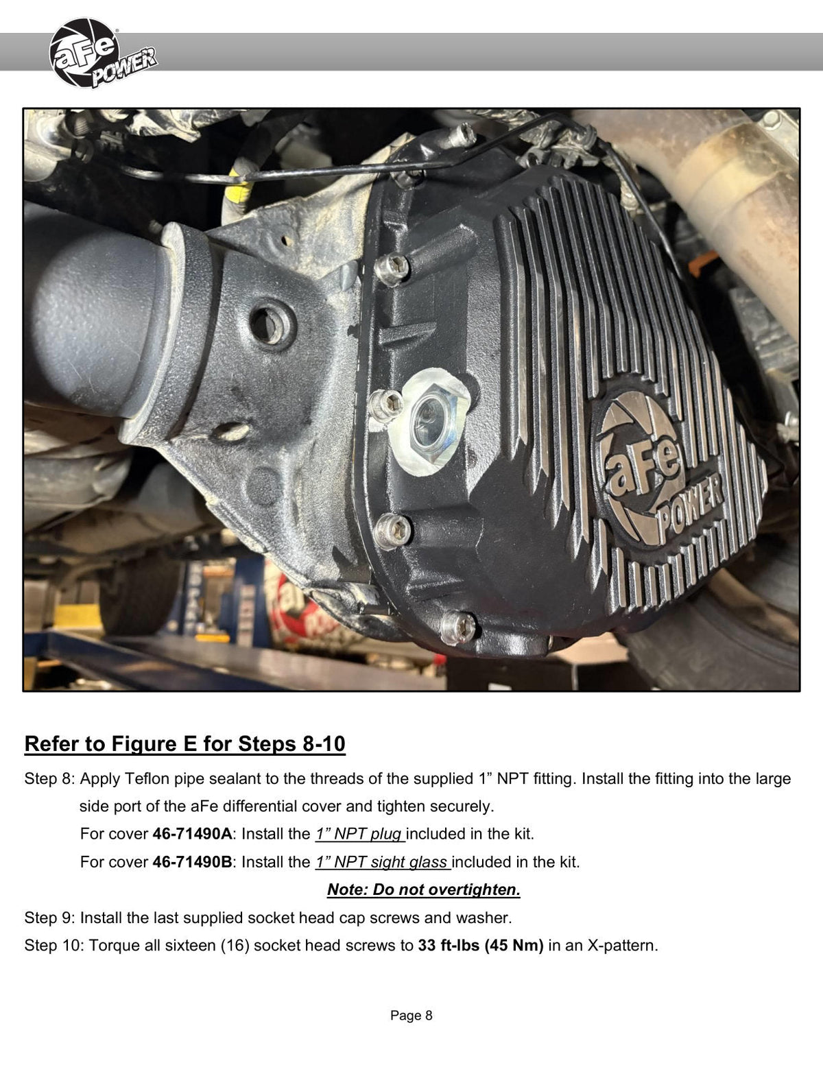 aFe POWER Street Series Rear Diff Cover Raw w/ Machined Fins Ford F-250/350 23-26 (Sterling 11.6)