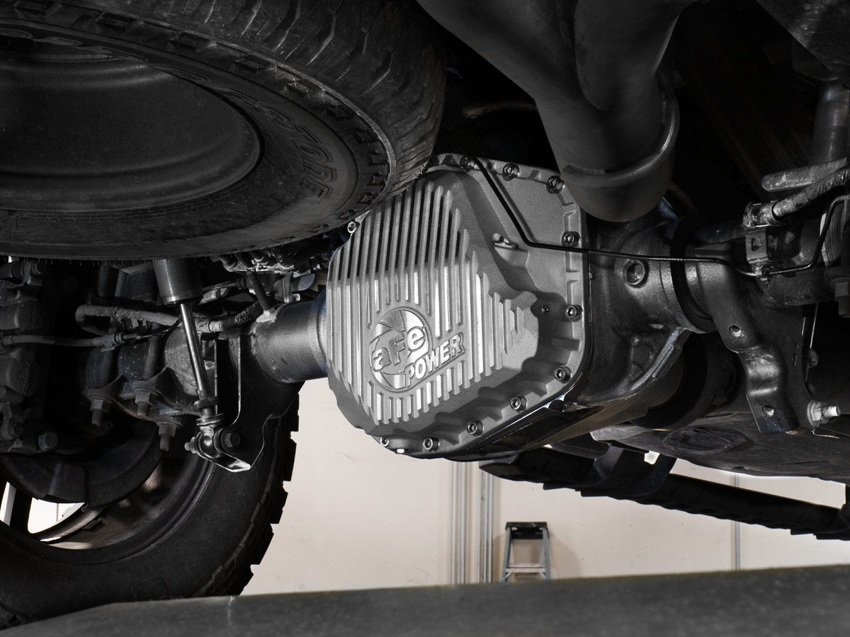 aFe POWER Street Series Rear Diff Cover Raw w/ Machined Fins Ford F-250/350 23-26 (Sterling 11.6)